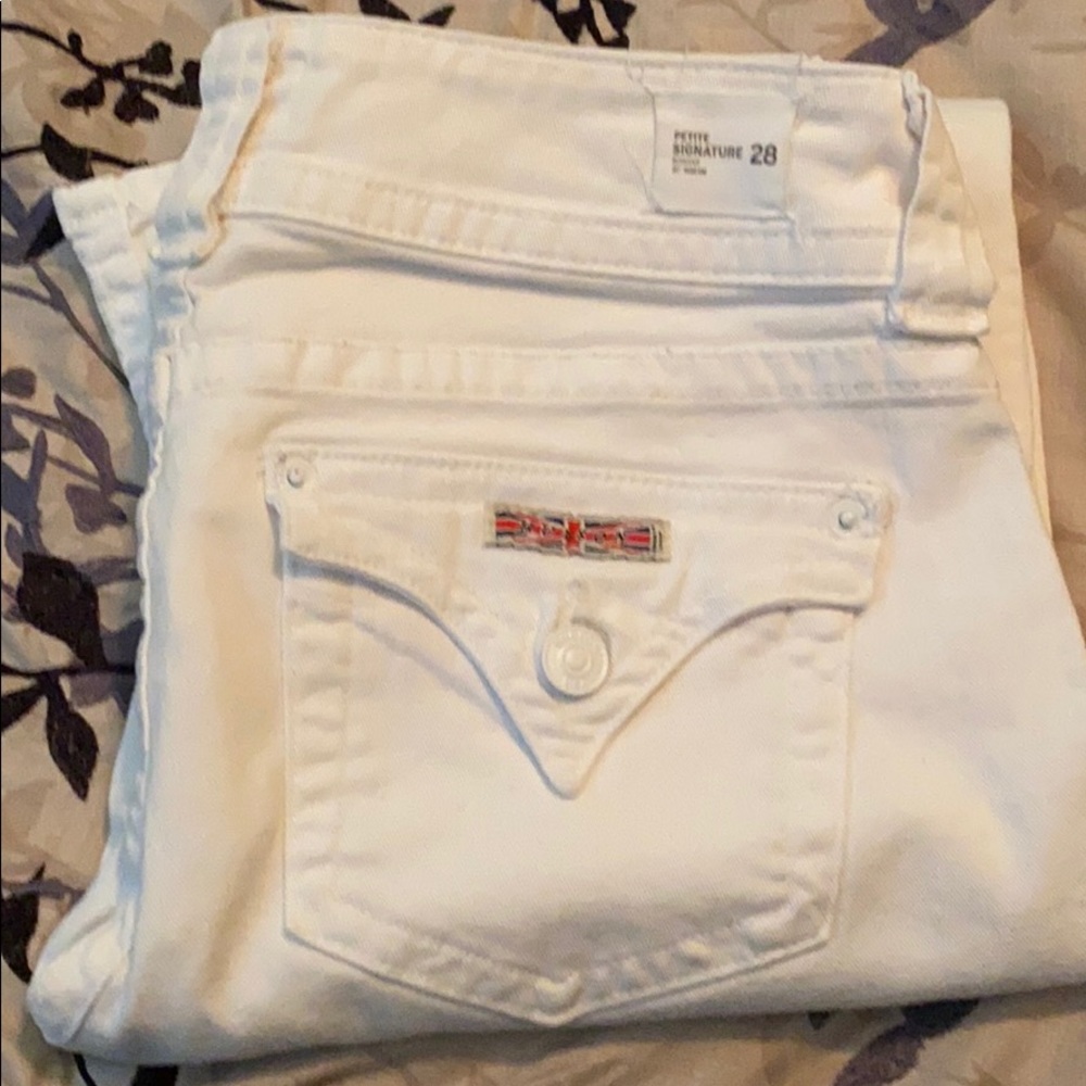 Hudson white jeans